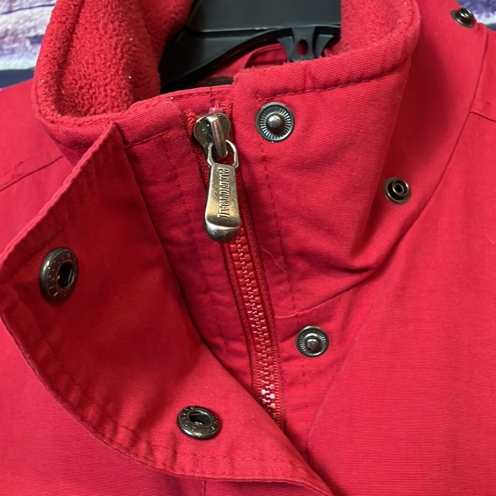 Pacific Trail Coat Chores Work Red Size Medium M Drawstring Women’s - Picture 7 of 14